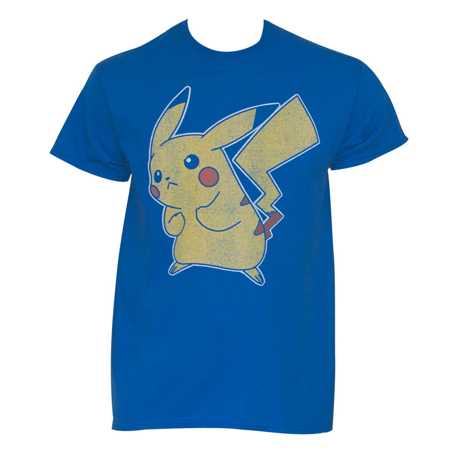 PokÃ©mon - Pokemon Distressed Pikachu Tee Shirt - Walmart.com - Walmart.com