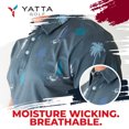 thumbnail image 4 of YATTA GOLF Standout Performance Golf Polo Shirts – Men’s – Pura Vida – XL, 4 of 5