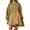 Khaki, variant on BSDJILFG Sweatshirt Dresses for Women Plus Size Casual Solid Color Long Sleeve Loose Fit Crewneck Shirts Mini Dress Hot Sales