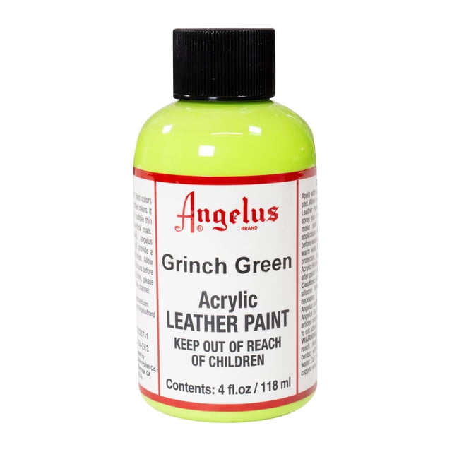 Angelus Pintura Acrílica para Cuero, 118 ml, Verde Grinch