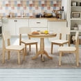 thumbnail image 4 of Gymax 32'' Round Pedestal Dining Table High Top Ped Table Kitchen Dining Room, 4 of 10