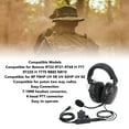 thumbnail image 3 of Auriculares Militares, Auriculares De Radio Bidireccionales Con Cancelación De Ruido, Micrófono De Recogida Automática Plug And Play Para RT22 RT21 RT68, 3 of 7