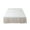 White, variant on Bed Skirt Solid Color Bed Skirt Polyester Cotton Blend Fitted Ruffle Edge Non-Slip Protective Cover for Mattress Dustproof Decorative Korean Style Home Bedding Accessory Solid Color