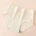 thumbnail image 4 of yunLCZ Underwear for Women Cotton Women's New Summer Leak Proof And Breathable Mid High Waist Large Size Underpants Stretch Cool Underwear for Women, 4 of 4