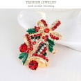 thumbnail image 3 of YOPTOP Christmas Brooch Corsage,gold,1pc, 3 of 5