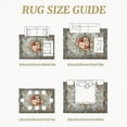 thumbnail image 4 of IsecretJoy Large Area Rugs for Living Room Carpet, 8x10 Machine Washable Floral Bedroom Rug, Low Pile Soft Print Carpet, No Slip Indoor Carpet for Home Decor, 4 of 7