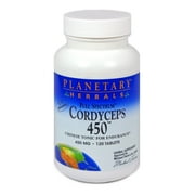 Planetary Herbals Full Spectrum Cordyceps 450 Tablets, 120 Ct