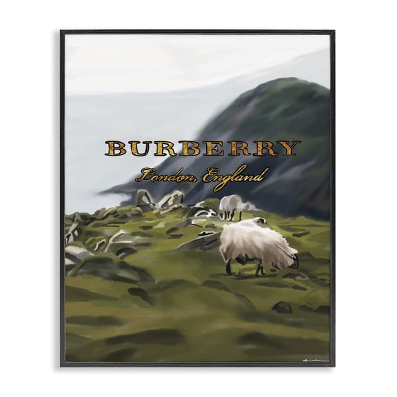 Stupell Industries Traditional Glam Brand Landscape Black Framed Giclee Art, 16 x 20, by Amelia Noyes
