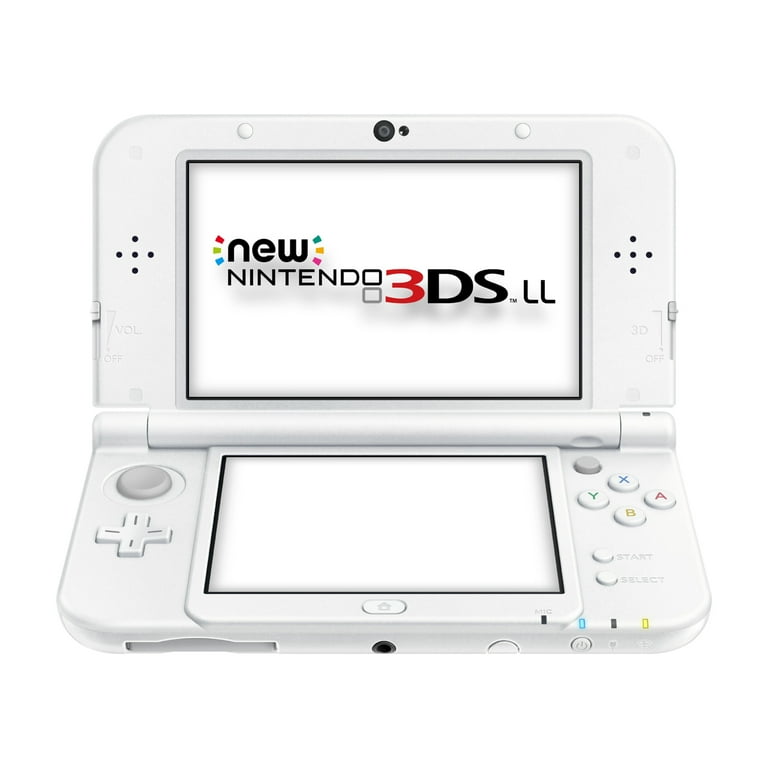 Nintendo New 3DS XL, Pearl White, Refurbished Gaming Console with