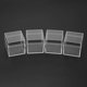 thumbnail image 5 of 48 Pcs Square Transparent Plastic Packing Box Candy Box Jewelry Box Party Gift Birthday Gift Box, 5 of 5