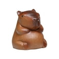 thumbnail image 2 of Capibara, té para mascotas, adornos para mascotas, accesorio, regalo de calentamiento de la casa, encantador té de arcilla púrpura, mascota, té de, 2 of 9