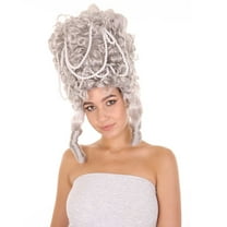 HPO Women French Revolution Baroque Wig, Venetian Marie Antoinette Rococo, Queen Wigs for Halloween