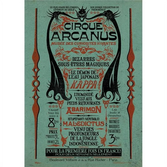 Fantastic Beasts: The Crimes of Grindelwald (Circus Arcanus) MightyPrint™ Wall Art MP17240496