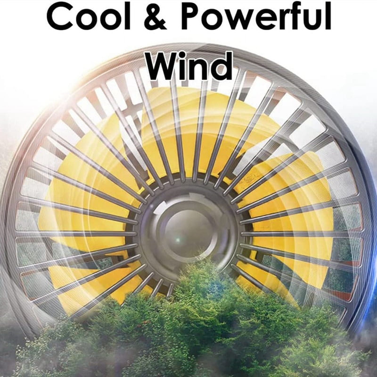 Fan for Car Three-Head Fan for SUVs USB Cooling Air Small Personal Fan 2 Speeds Elek8816