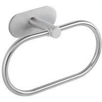 Towel Ring Towel Rack Hand Holder for Bathroom Self Adhesive No Drill SUS 304 Stainless Steel Brushed Nickel (Silvery)
