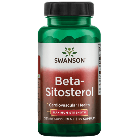 Swanson Beta-Sitosterol - Maximum Strength 160 mg 60 (Best Beta Sitosterol Supplement)
