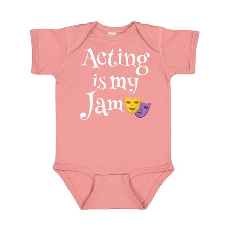 

Inktastic Acting is my Jam Drama Theater Actress Gift Baby Boy or Baby Girl Bodysuit
