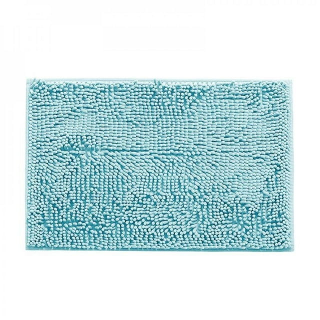 Final Clearance!! Sea Rugs for Bathroom Slip-Resistant Shag Chenille Bath Rugs Mat Extra Soft and Absorbent Bath Rug for Shower Room Machine-Washable Fast Dry 20” x 32”