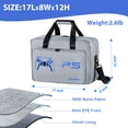 thumbnail image 6 of UUBOXS Carrying Case for PS5/PS5 Pro/PS5 Slim, Upgrade Protective Travel Bag for PS5 Disc/Digital Edition, Large Capacity Storage Bag Compatible with PlayStation 5 Controller Console Accessories, 6 of 7