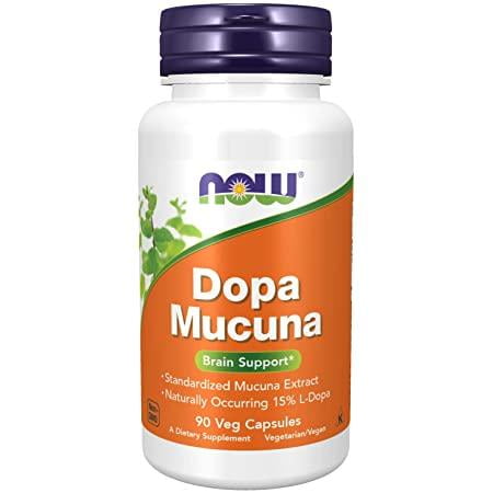 Grano de terciopelo Now Dopa Mucuna 90 cápsulas Now Dopa Mucuna