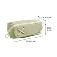 thumbnail image 2 of karymi Transparent Large Capacity Pencil Bag Student Stationery Pencil Box Up to 45% off, 2 of 2