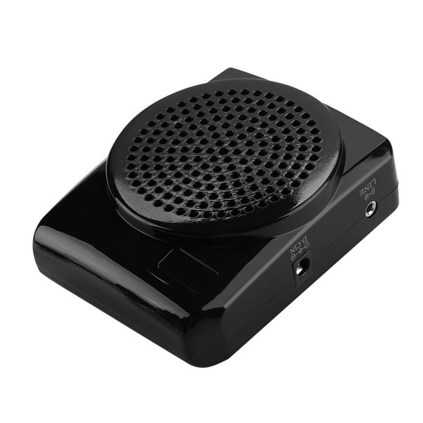 Qiilu Haut-parleur d'enseignement de voix forte rechargeable portable  amplificateur amplificateur avec ceinture, bande de micro d'ampli voix,  haut-parleur de microphone 