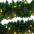 thumbnail image 4 of Nearly Natural 5ft. Artificial Wall Hanging Christmas Tree with 50 Warm White LED Lights, 4 of 10