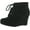 Black, variant on Top Moda Womens Max-35 Max 35 Womens Wedge Ankle Booties