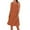Orange, variant on Xunlbb Dresses for Women Solid Color Casual Sleeveless Cotton Linen Loose Fitting Dress with Pockets S-3XL Gift for Her