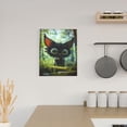 thumbnail image 6 of Sikiie Cute Big-Eyed Black Cat Print Canvas Decorative Hanging Painting, Anti-shrinkage Hanging Frame, Suitable for Home, Office Wall Decorations, 6 of 6