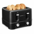 thumbnail image 5 of 4-Slice Toaster: Gray, 1480W, Plastic, Spot Clean, 11.02" Width, 5 of 8