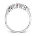 thumbnail image 2 of Designer 14K White Gold Diamond With Ruby Band Made In India -Jewelry By Sweet Pea Creations, 2 of 7