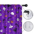 thumbnail image 4 of Blackout Kids Curtains,Purple Halloween Pattern Childrens Insulated Curtains Set Of 2,Bedroom Essentials,Toddler Room Decor 52"x84", 4 of 5