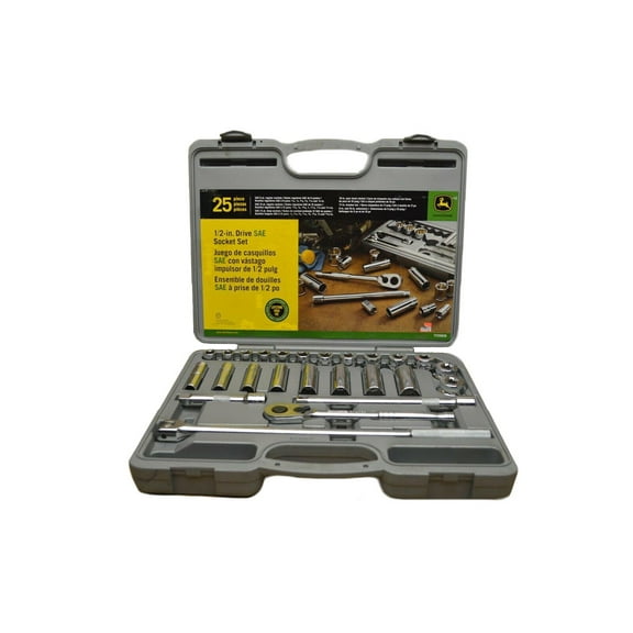 John Deere Ty25839, 1/2" Drive Sae Socket Wrenches & Sets, 25 Pieces