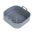 thumbnail image 1 of Freidora de aire, olla de silicona, bandeja para hornear duradera reutilizable, accesorios de cocina, freidora de aire, cesta de silicona, cuenco para Sarga Gris, 1 of 8