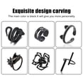 thumbnail image 4 of OUSITAID 16pcs Vintage Open Rings Set Gothic Knuckle Stacking Ring Adjustable Cat Snake Ring Low Allergic Alloy Finger Rings Anti-Rust and Anti-Oxidation Boho Ring for Men Women Girls, 4 of 7