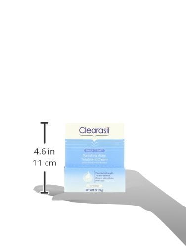 Clearasil Stubborn Acne Control 5in1 Spot Treatment Cream, 1 oz (Pack of 3)
