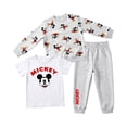 thumbnail image 1 of Conjunto Mickey Mouse Jogger, Sudadera y Playera Manga Corta Multicolor Talla 3 de 3 Piezas, 1 of 2