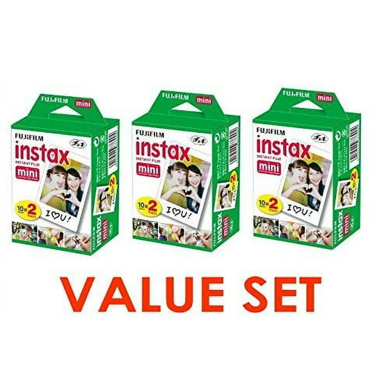  FUJIFILM Instax Mini Instant Film Value Pack - 60 Photos :  Electronics