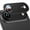 Black, variant on TECH CIRCLE for iPhone Air Camera Lens Protector, Luxury Tempered Glass + Aluminum Metal Ring Camera Cover, 9H Hardness,HD Clear Case Friendly,Gold