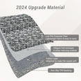 thumbnail image 7 of FairOnly 8'x10' Braided Area Rugs for Kitchen Machine Washable Low Pile Stain-Resistant Rugs for Family Room Solid Grey Carpet, 7 of 7
