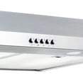 thumbnail image 6 of Vissani Caprelo 30-Inch Under Cabinet Range Hood, 320 CFM, Stainless Steel, Convertible Ducted/Ductless Vent, LED Lighting, Quiet 3-Speed Fan, Charcoal Filter Included, 6 of 14