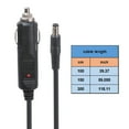 thumbnail image 3 of DC12V 24V Car Power Adapter Cord For Vehicles Featuring LED Statuses Light 5.5x2.1mm Connectors 10A Fuses 100/150/300CM, 3 of 8