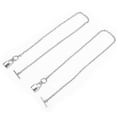 thumbnail image 3 of Oubit Stainless Steel Lock Chain,2pcs Lock Necklaces Stainless Lock Necklaces Lock Chokers Finely Tuned Performance, 3 of 9