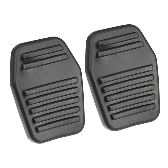 Unique Bargains 2 Pcs Anti-Slip Clutch Brake Pedal Cover Car Pedal Cover Fit for Ford Focus 1998-2005 Black