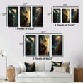 thumbnail image 4 of Designart "Sunshine through Blooming Dahlia Flowers" Dahlia Wall Art Set Of 3 - Traditional Red Gallery Set For Office Decor, 4 of 6