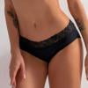 

RPVATI Women s Sexy Lace Mid Waisted Briefs Plus Size Seamless Stretch Panties