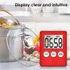 thumbnail image 4 of Digital Kitchen Timer, Timer, Egg Timer, Suitable for Work, Sports Timer, Game, Cooking Timer, 2 Pack Red, 4 of 5
