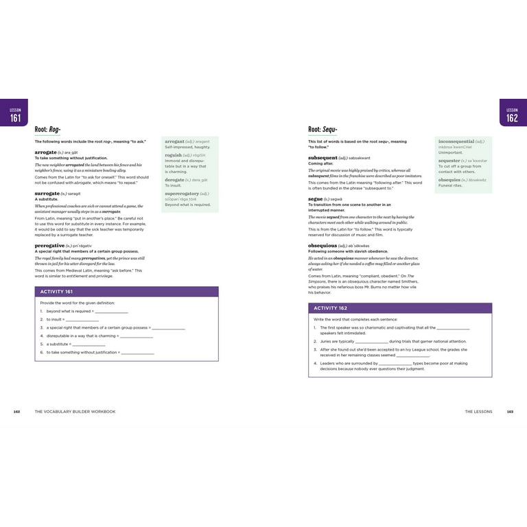 The Vocabulary Builder Workbook, (Spiral Bound), Chris Lele