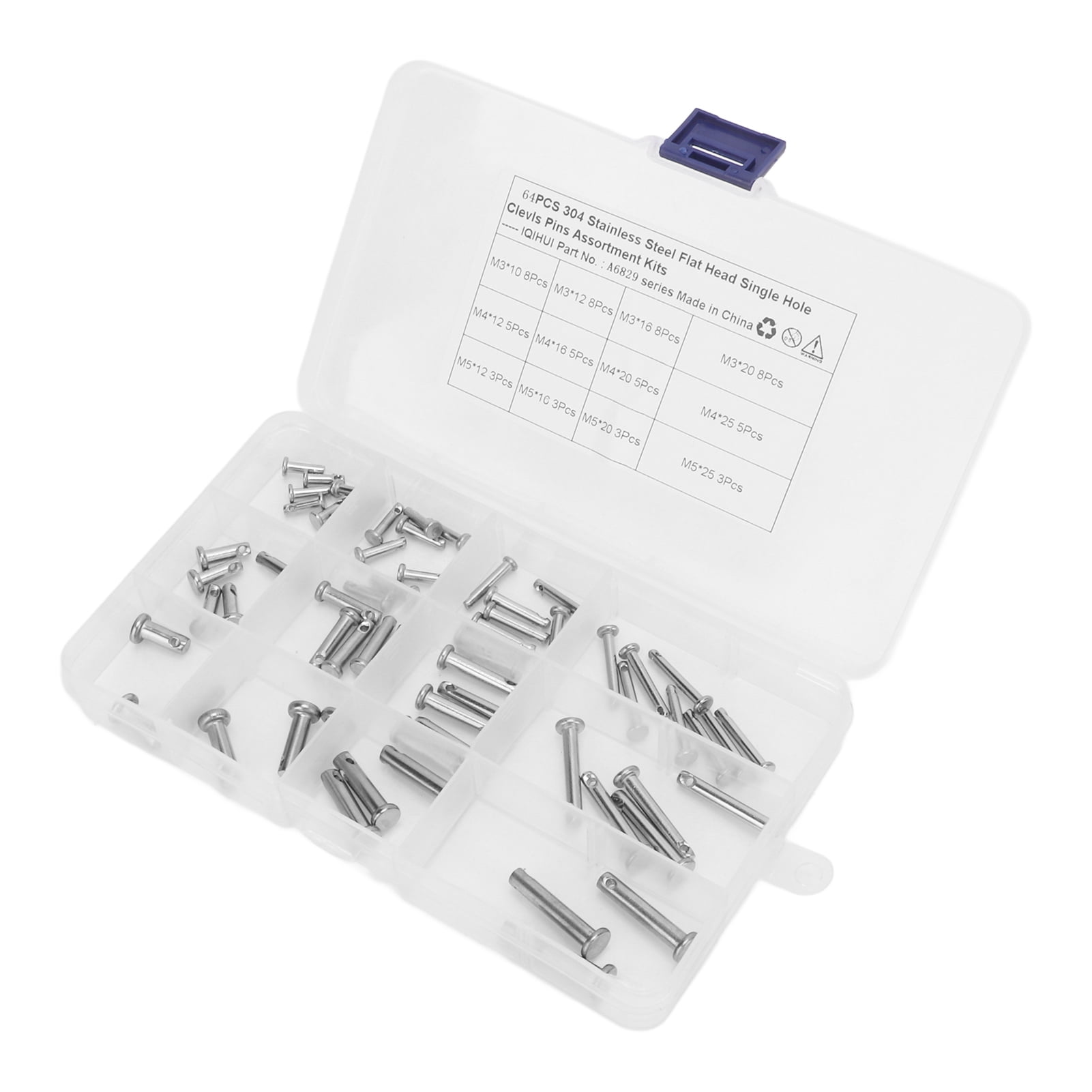 Clevis?Pin?Assortment?Kits, Practical Rugged Professional T?Shape High